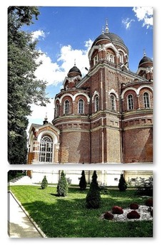 Модульная картина Спасо-Бородинский монастырь