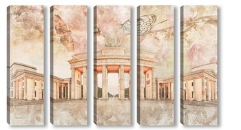 Модульная картина Бранденбургские ворота