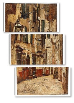 Модульная картина Венецианский переулок