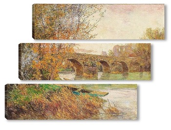 Модульная картина Осенний пейзаж, 1911