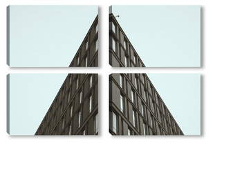 Модульная картина Треугольник с окнами