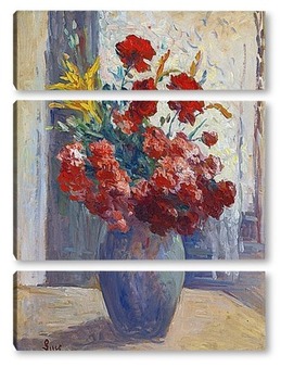 Модульная картина Букет цветов в вазе