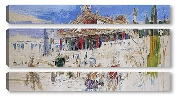 Модульная картина Храм Юпитера
