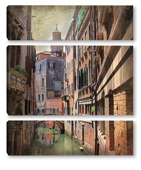 Модульная картина Венецианская улочка