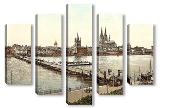  Кобленц, Рейн, Германия.1890-1900 гг