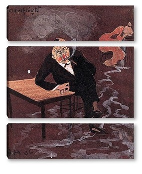 Модульная картина Неприятный, 1906