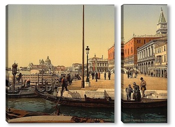 Модульная картина Около дворца Дожей, Венеция, Италия