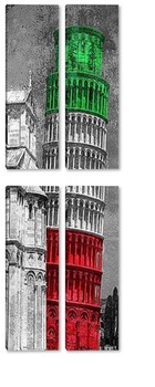 Модульная картина Пизанская башня