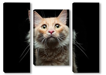 Модульная картина Портрет дворового кота