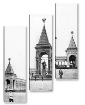 Модульная картина Памятник Александру II