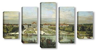  Вход в Большой канал, Венеция, глядя на запад с Доганы и церкови