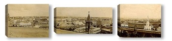 Модульная картина Панорама старой Москвы
