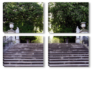 Модульная картина  Jardin du Luxembourg