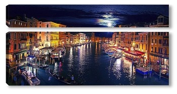 Модульная картина Ночная Венеция
