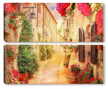  Цветочный переулок в Италии