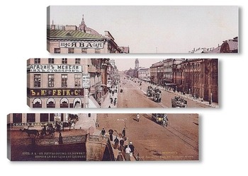  Главная улица,Фуэнтеррабия, Испания. 1890-1900 гг