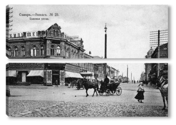 Модульная картина Панская улица 1900  –  1909