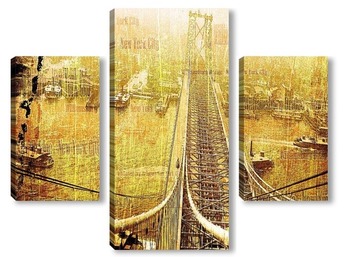 Модульная картина Вильямсбургский мост