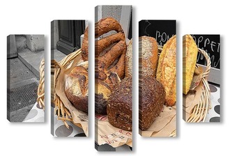 Модульная картина Французский хлеб