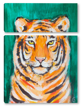Модульная картина Тигр