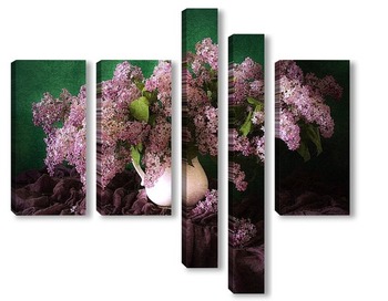 Модульная картина Лиловые грозди