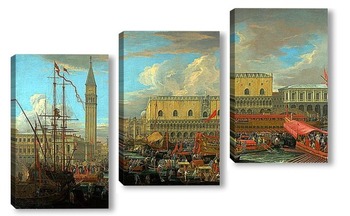  Регата на Большом канале в Венеции в честь короля датского Фридр