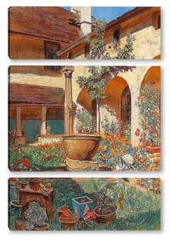 Модульная картина Сад в Вахау