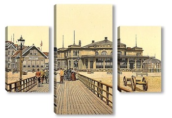 Модульная картина Дом Беседы, Гельголанд, Германия.1890-1900 гг