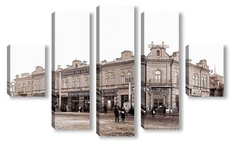  Вид на Тарасовскую набережную,Екатеринбург 1880