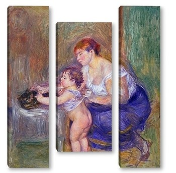  Мадемуазель Гримпел с красной лентой (Хелен Гримпел),1880