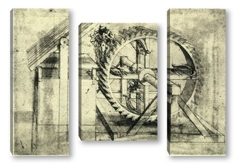 Модульная картина Leonardo da Vinci-14