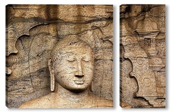 Модульная картина Будда. Полонарувву. Цейлон