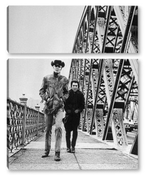 Модульная картина Дастин Хофман и Йон Войт в <Полуночный ковбой>.1969г.