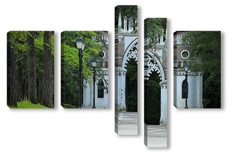 Модульная картина Виноградные ворота 