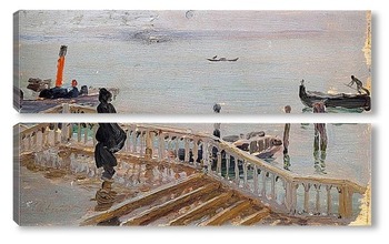Модульная картина Вид на большой канал, Венеция