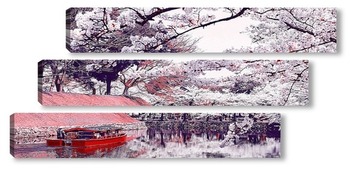 Модульная картина Весна в Японии