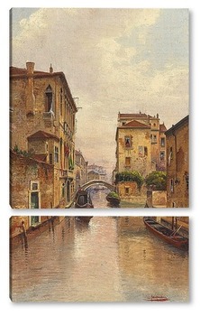  Венецианская сцена с видом на Санта-Мария-делла-Салюте