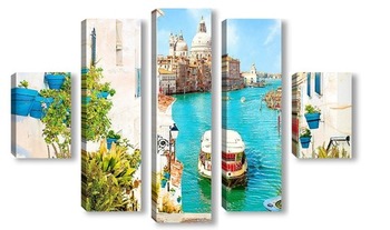 Модульная картина Пейзажи Венеции