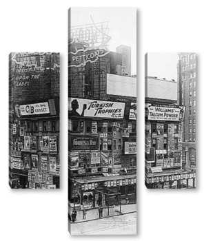  Вид Нью-Йорка с воздуха,1940г. 