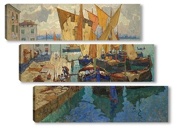 Модульная картина Вид на Венецию, 1929
