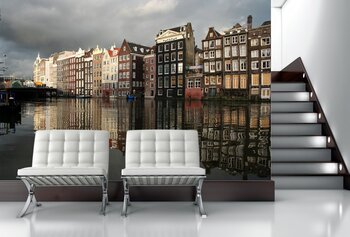 Водный канал в Амстердаме