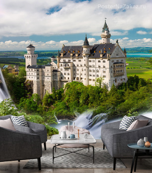 Фотообои Сказочный замок в Баварии