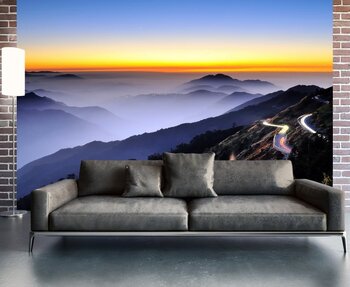 Пейзаж для интерьера с видом на горы