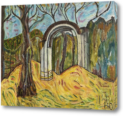   Картина Царицыно. Арка-Руина