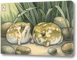   Картина Акварель "Узкороты"