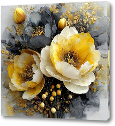  Белые цветы на изумрудных листьях