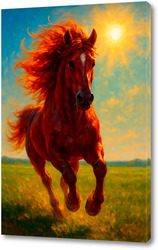    Красный конь