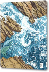   Постер Акварель "Море"