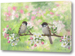   Постер Яблоня в цвету