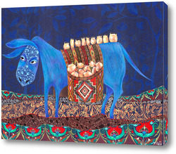   Постер Синий Ослик
